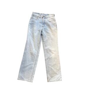 VINTAGE TEXWOOD Light Wash Blue Denim High Rise Straight Leg Jeans Sz 28